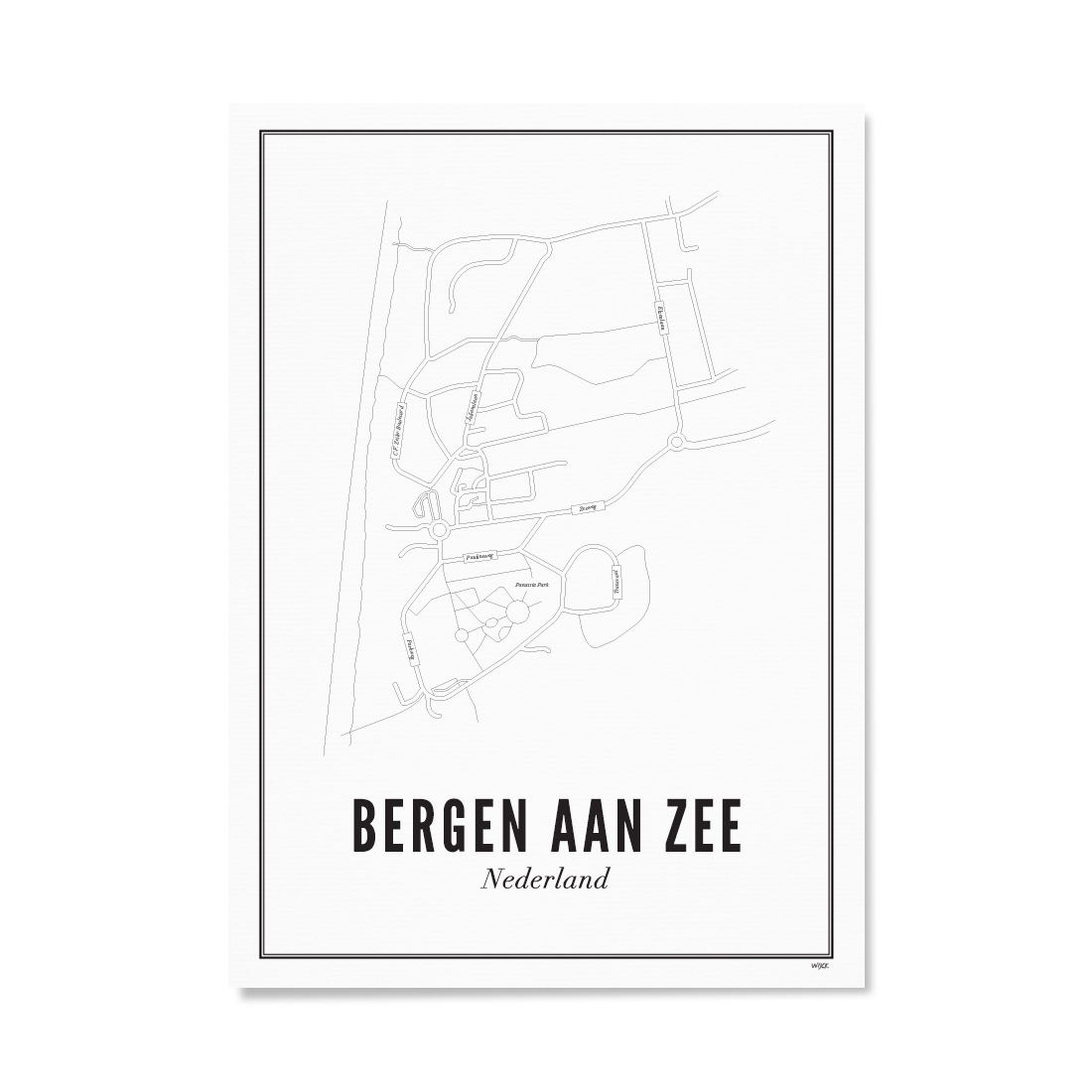 Affiches de Bergen aan Zee - Ville | WIJCK.