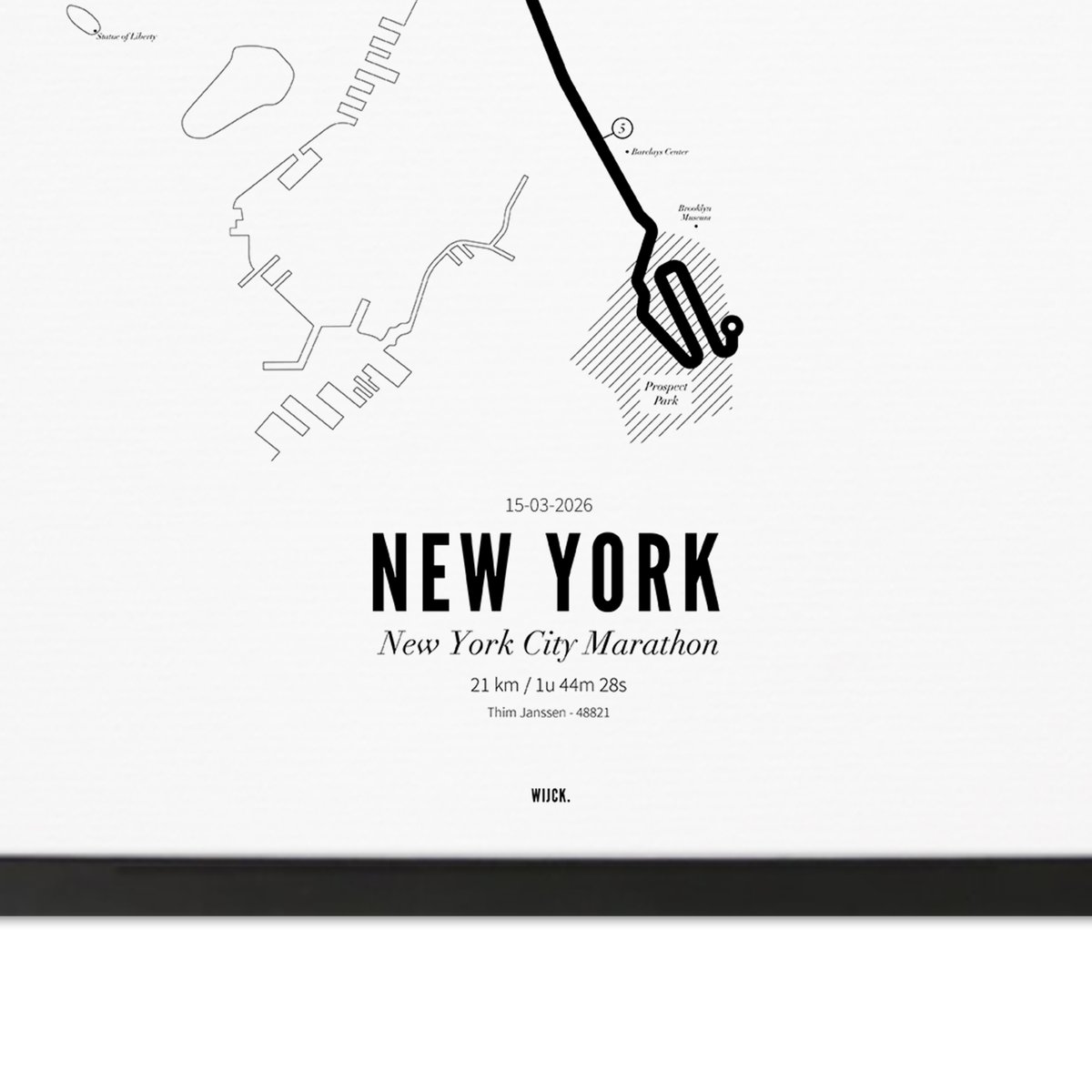 Poster van Halve Marathon New York 2026 | WIJCK. 