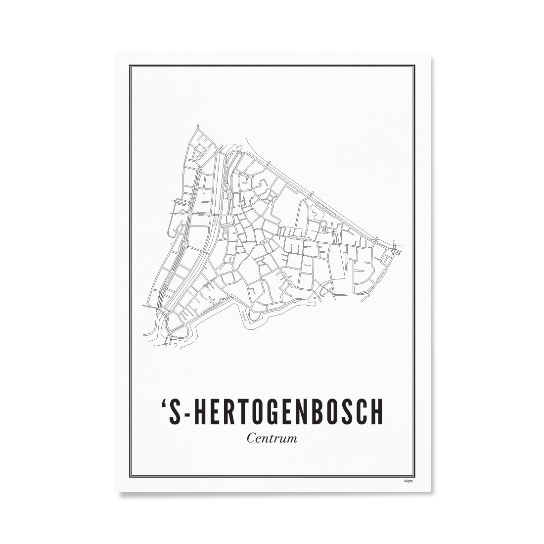 Poster von 's Hertogenbosch - Zentrum | WIJCK.