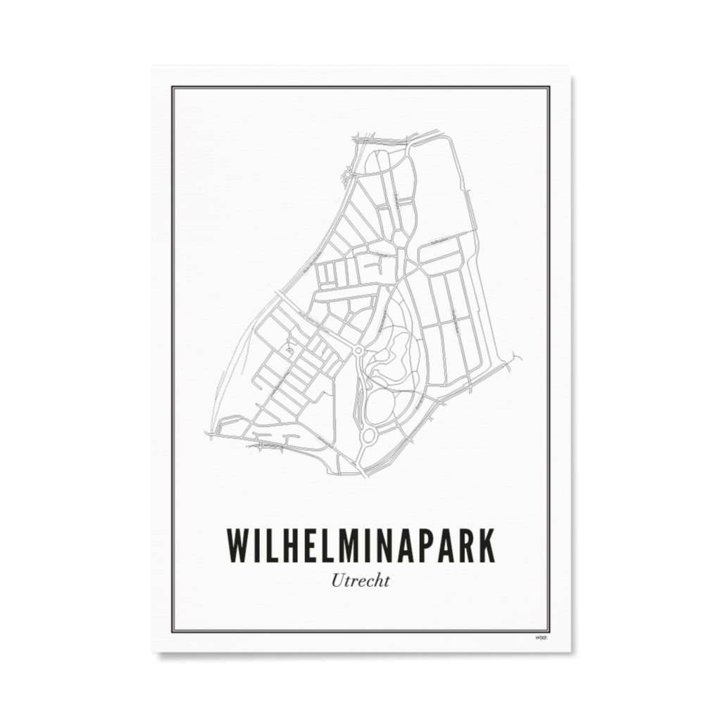 Poster van Utrecht - Wilhelminapark | WIJCK. 
