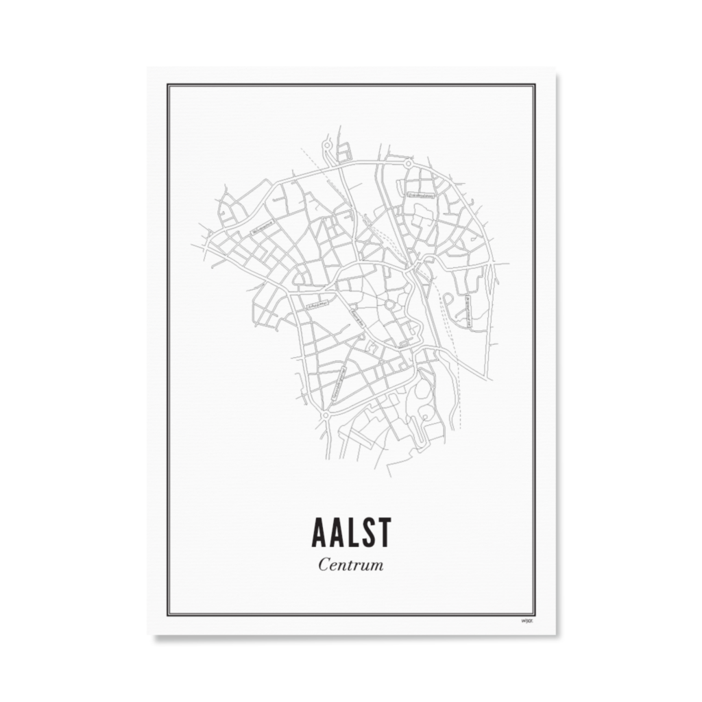 Poster of Aalst - Centre | WIJCK.