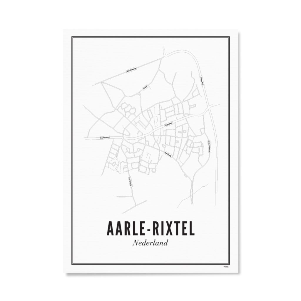 Poster of Aarle-Rixtel - Stad | WIJCK.
