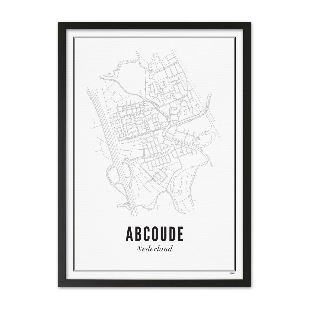 Poster von Abcoude - Stadt | WIJCK.