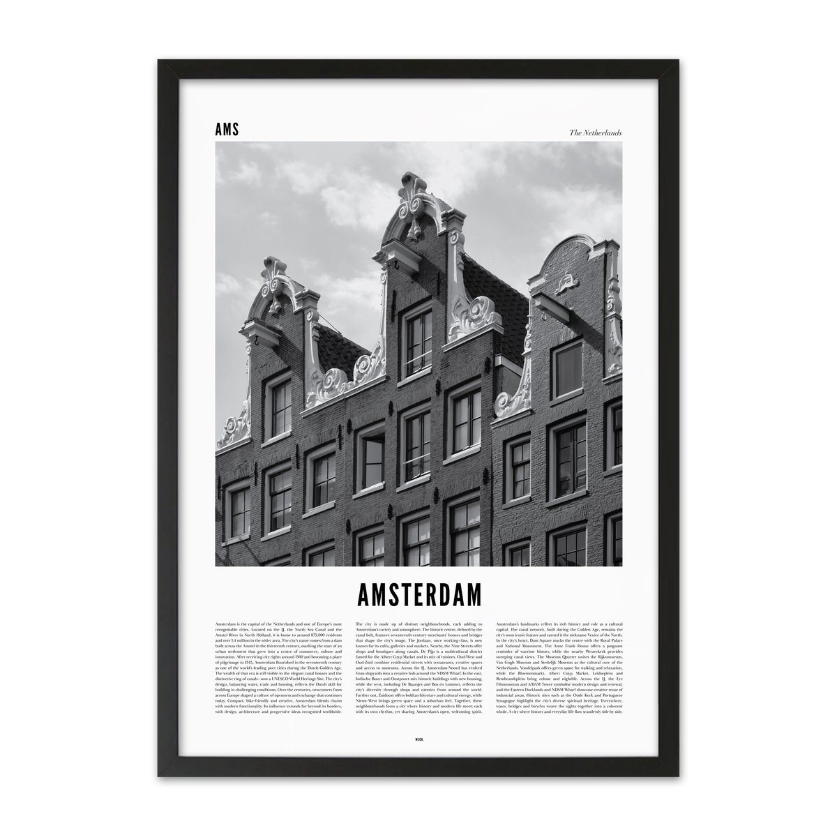 Poster of Amsterdam | WIJCK.