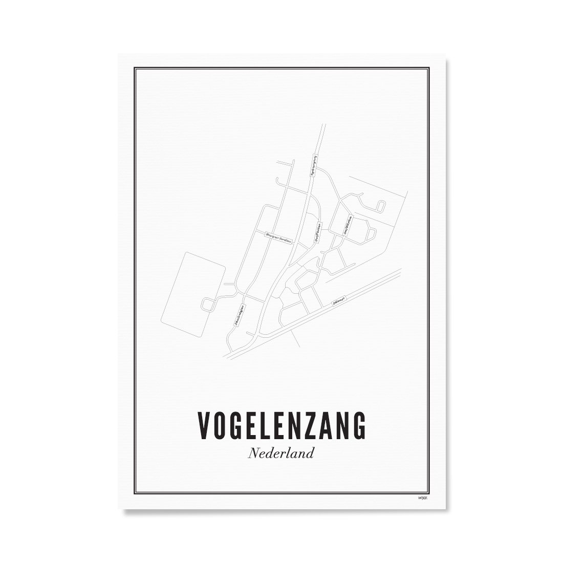 Poster of Vogelenzang - Stad | WIJCK.