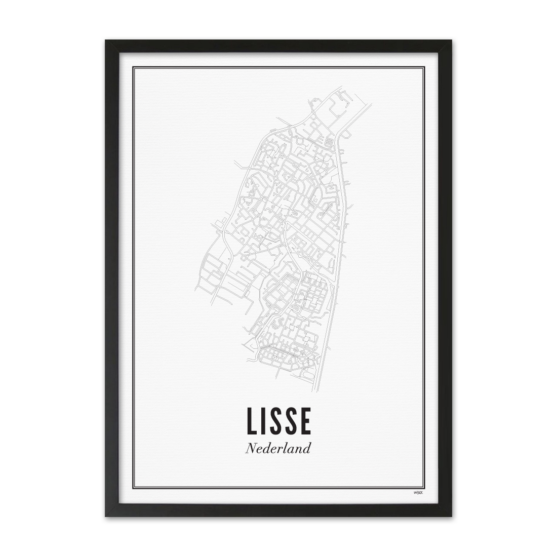 Poster van Lisse - Stad | WIJCK. 