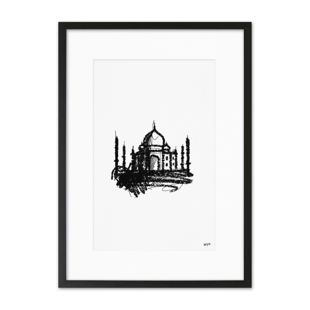 Poster of Agra - Taj Mahal | WIJCK.