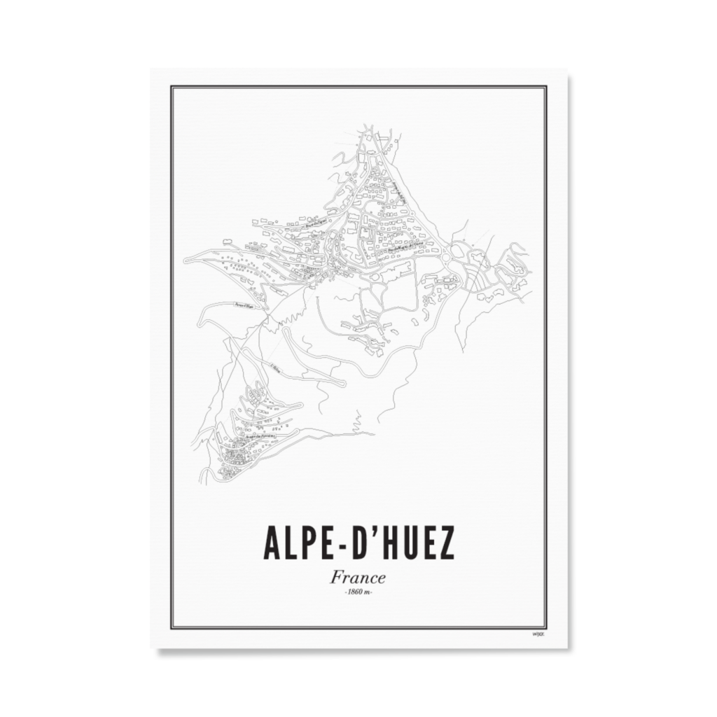 Poster van Alpe d'Huez | WIJCK. 