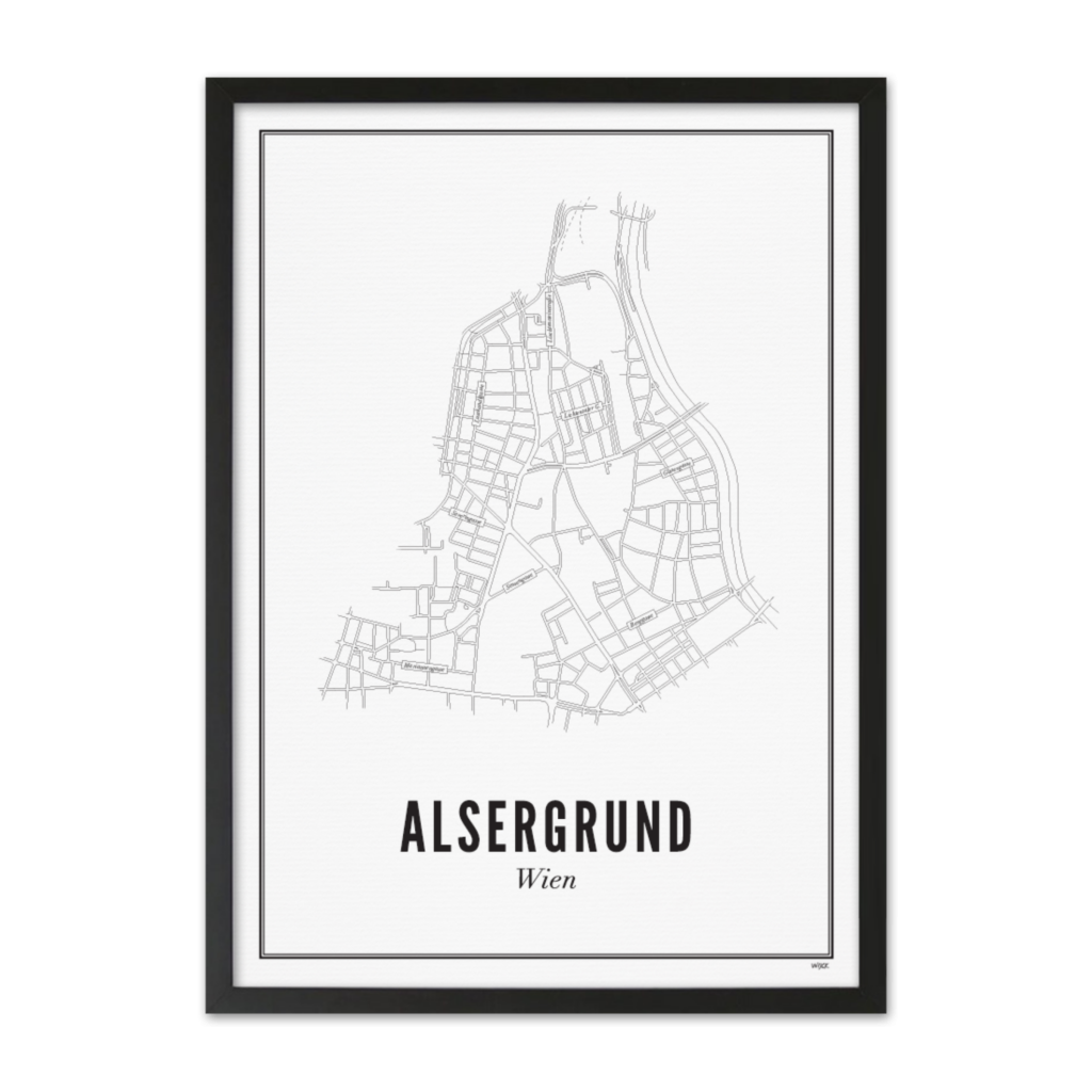 Poster von Wien - Alsergrund | WIJCK.