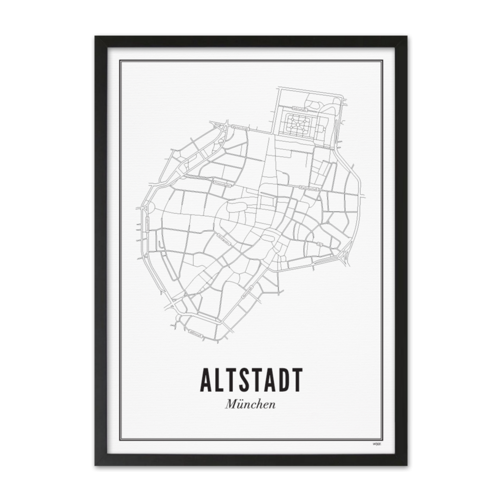 Affiches de Munich - Altstadt | WIJCK.
