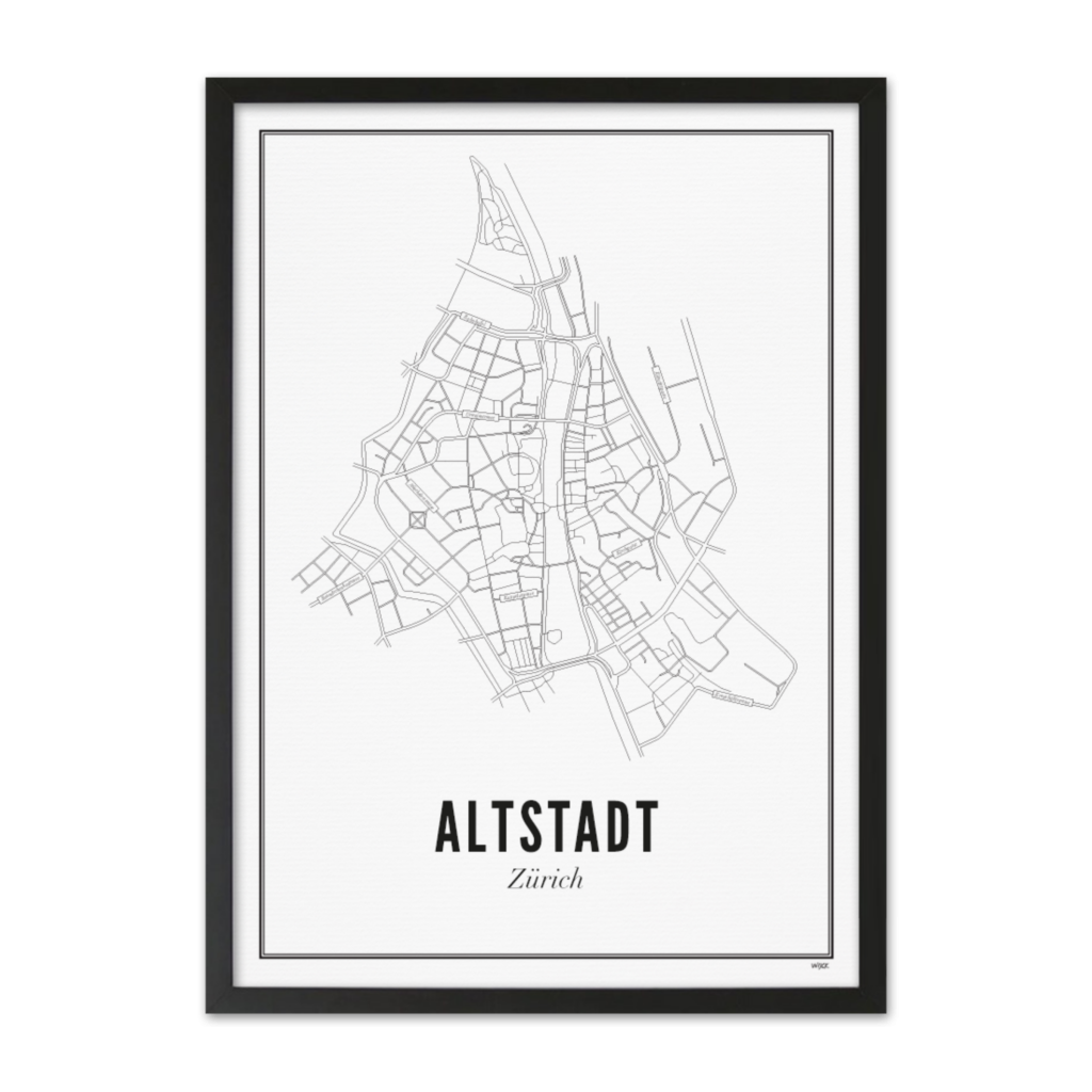 Poster von Zürich - Zentrum | WIJCK.
