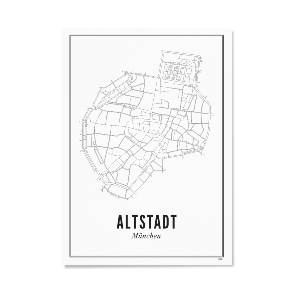 Affiches de Munich - Altstadt | WIJCK.