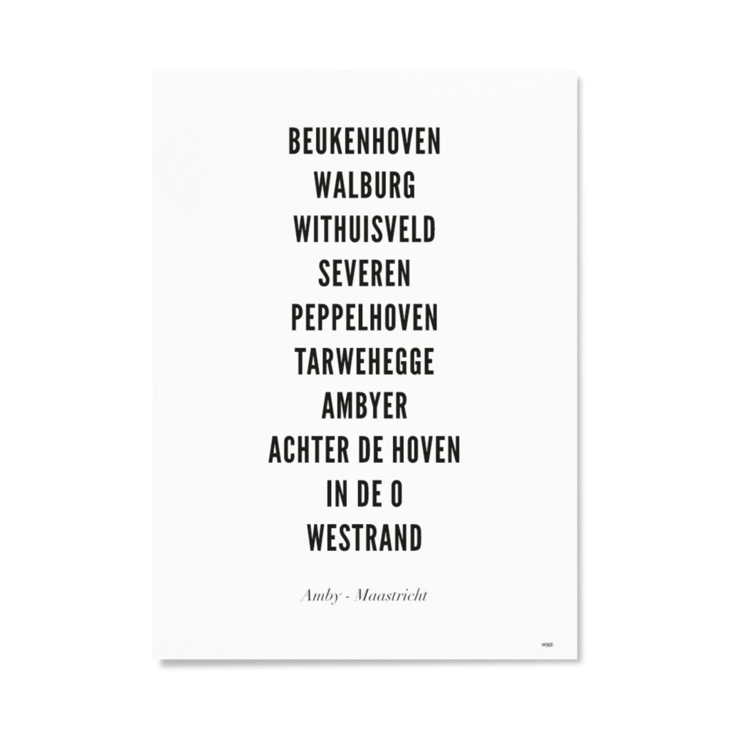 Poster von Maastricht - Amby | WIJCK.