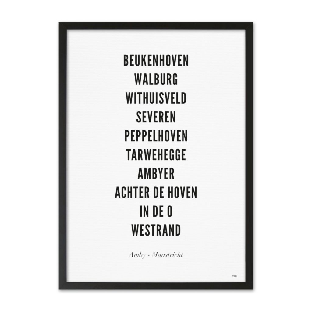 Poster von Maastricht - Amby | WIJCK.