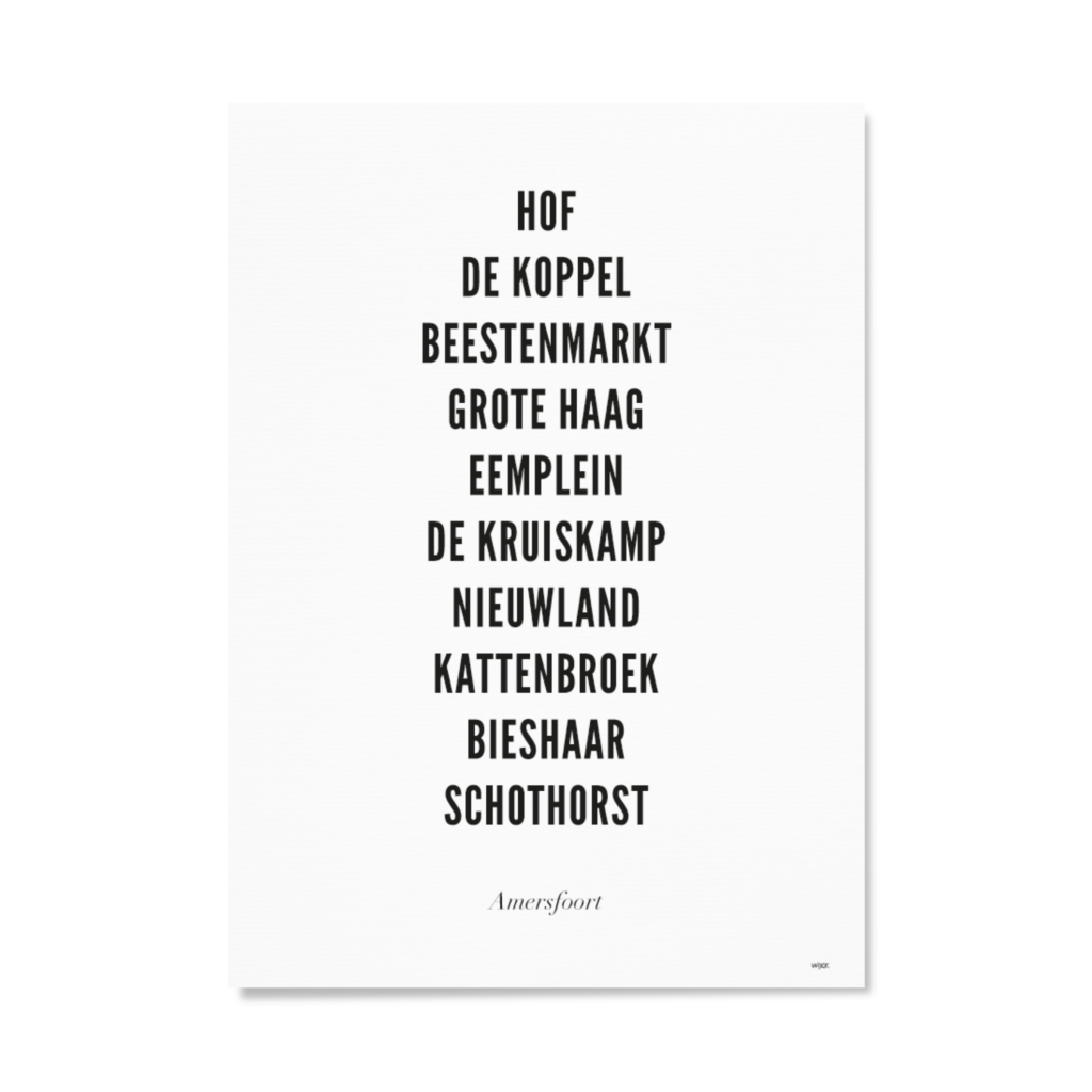 Affiches de Amersfoort - Ville | WIJCK.