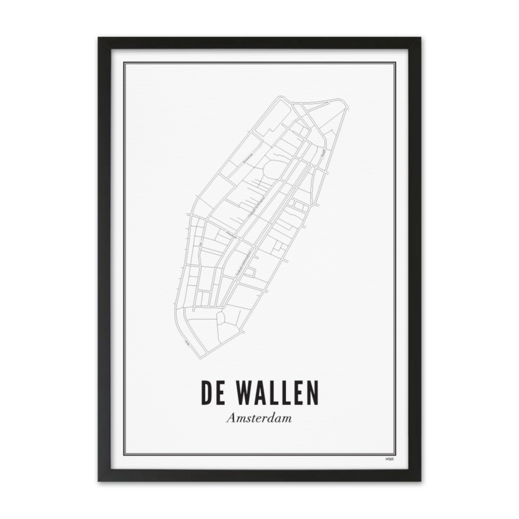 Poster of Amsterdam - De Wallen | WIJCK.
