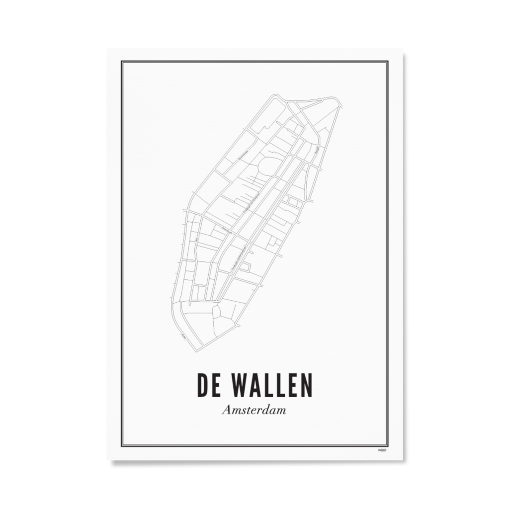Poster of Amsterdam - De Wallen | WIJCK.