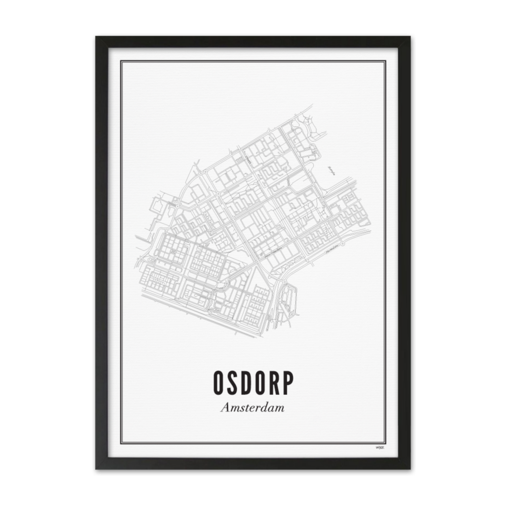 Poster von Amsterdam - Osdorp | WIJCK.
