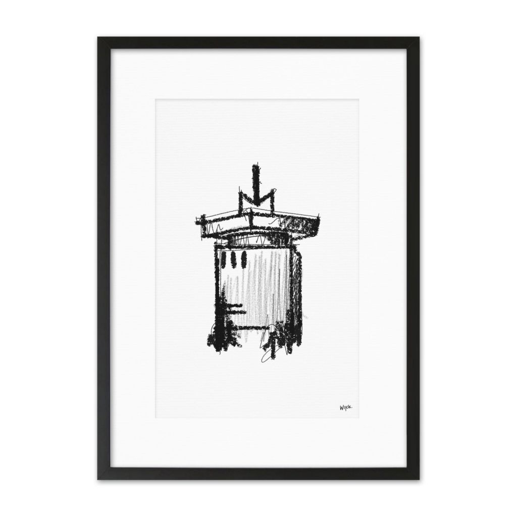 Poster von Amsterdam - Adam Tower | WIJCK.