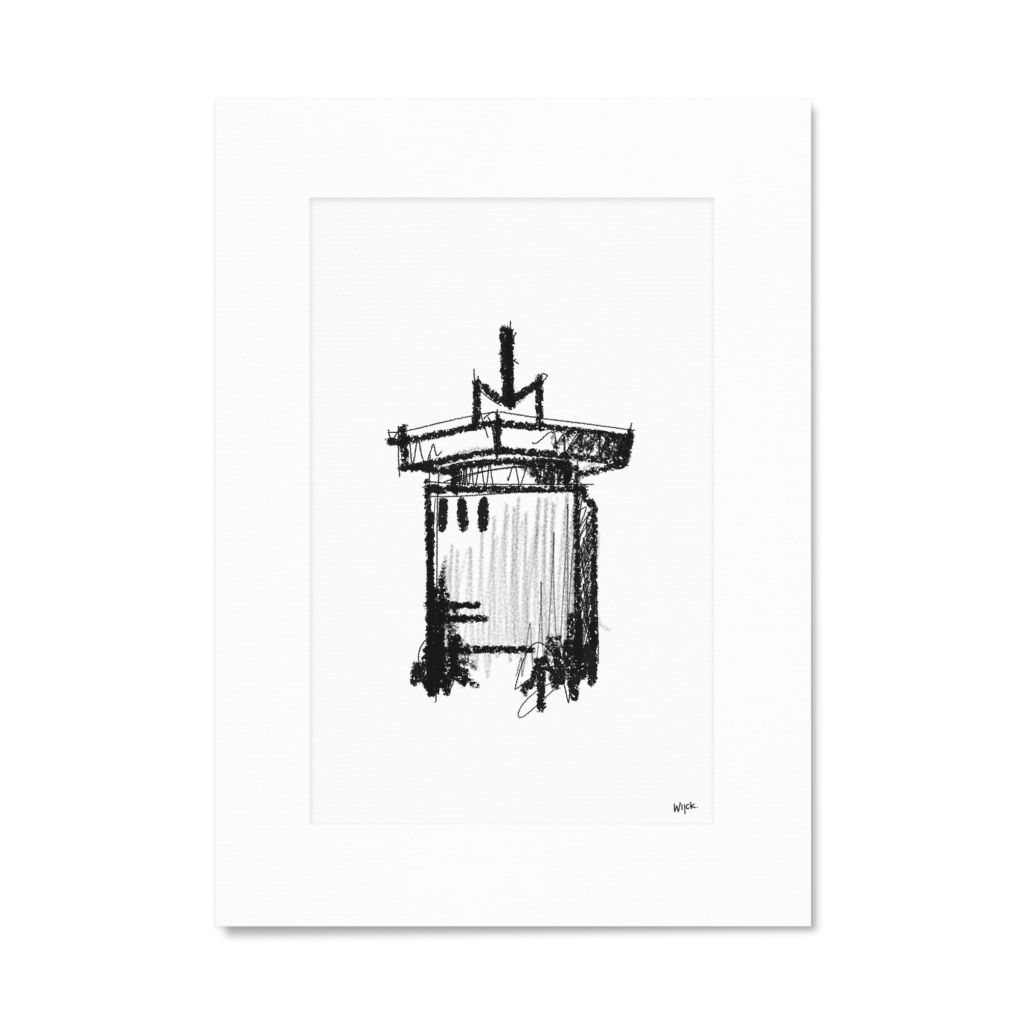 Poster von Amsterdam - Adam Tower | WIJCK.