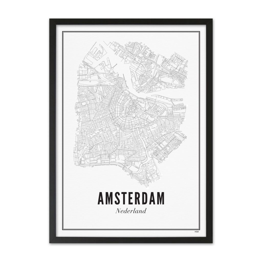 Poster of Amsterdam - City | WIJCK.