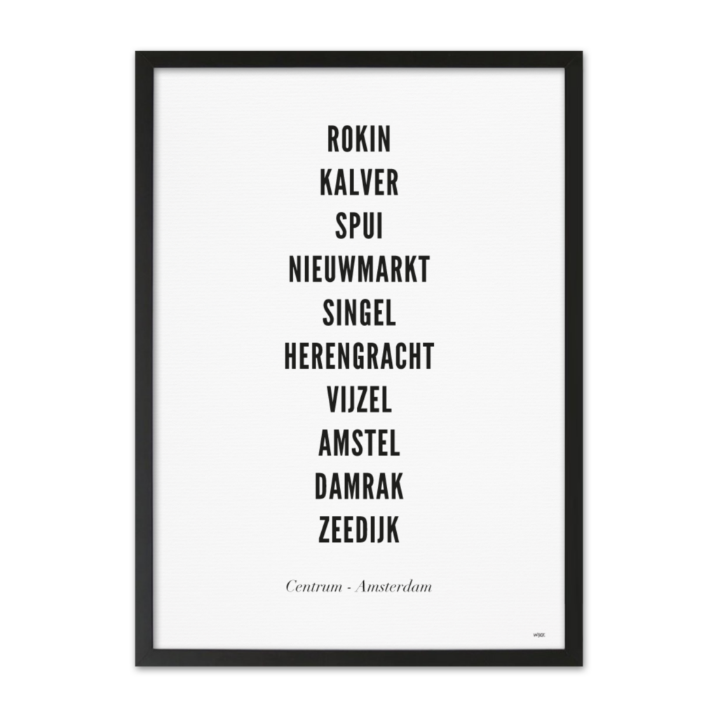 Affiches de Amsterdam - Centre | WIJCK.