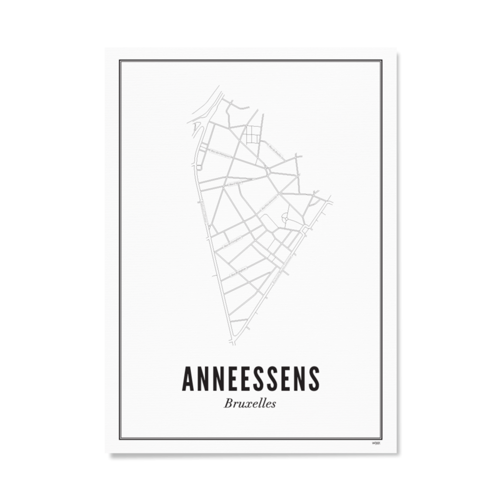 Affiches de Bruxelles - Anneessens | WIJCK.