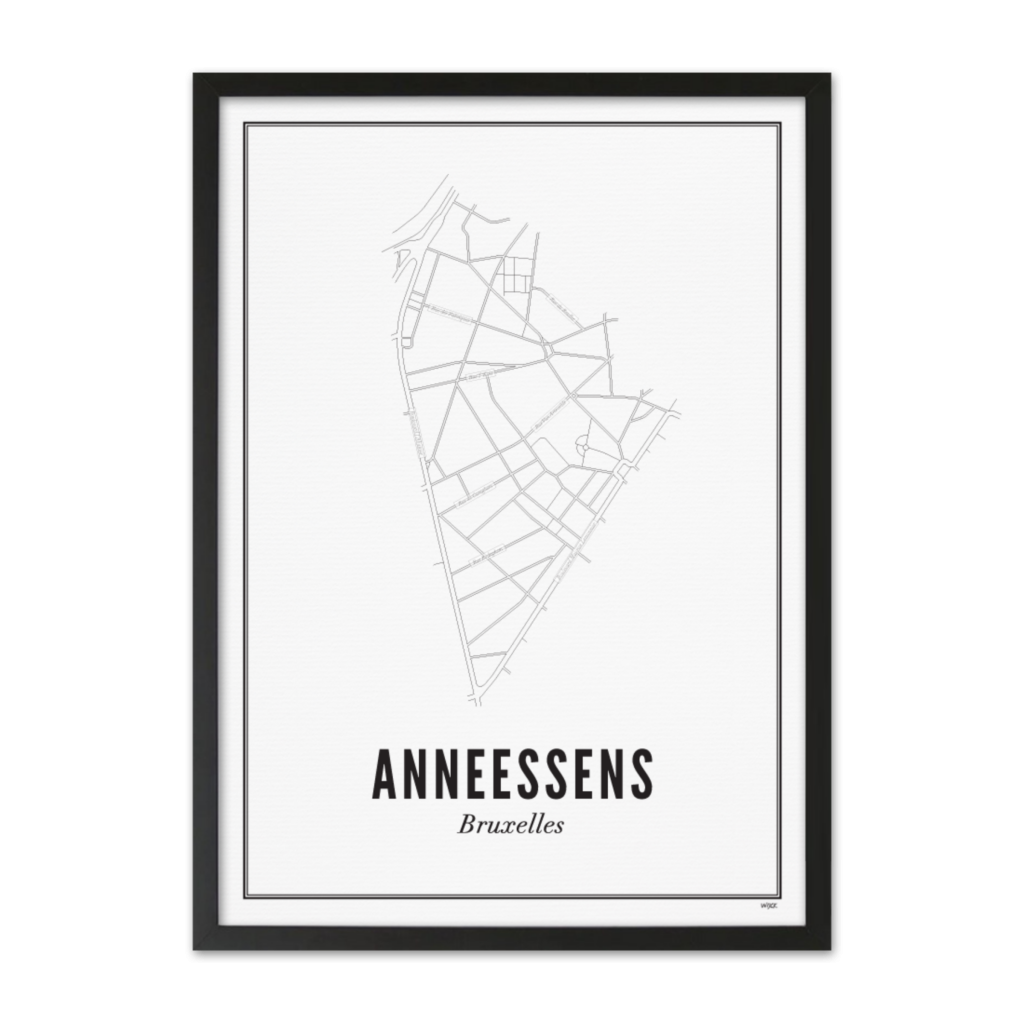 Affiches de Bruxelles - Anneessens | WIJCK.