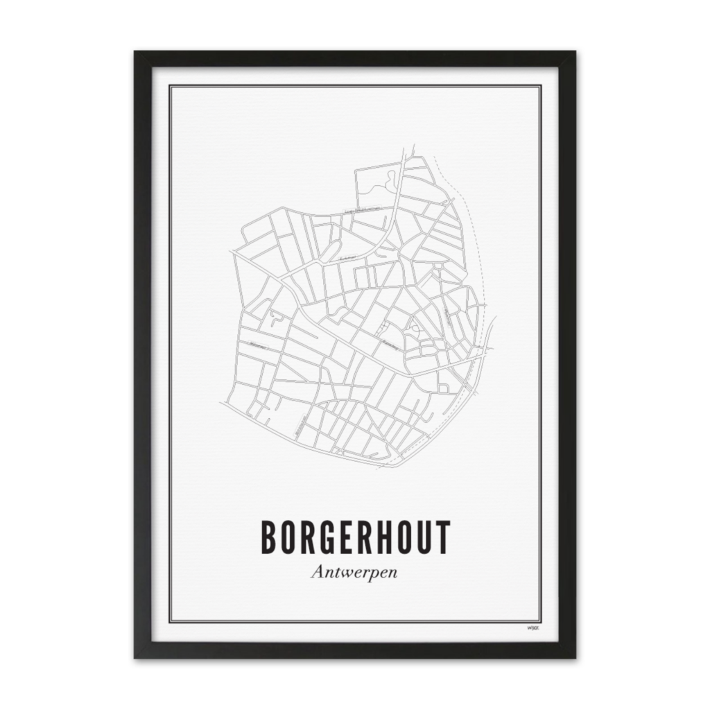 Poster van Antwerpen - Borgerhout | WIJCK. 