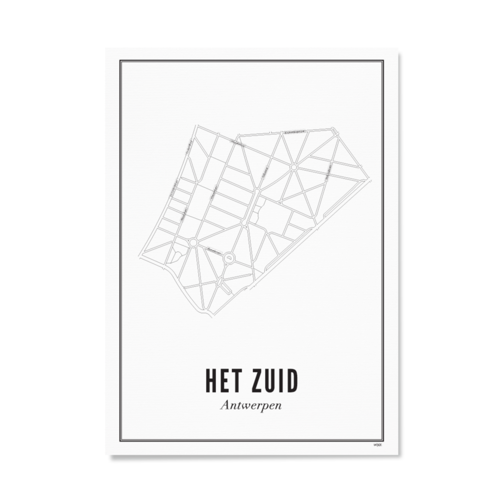 Affiches de Antwerp - Het zuid | WIJCK.