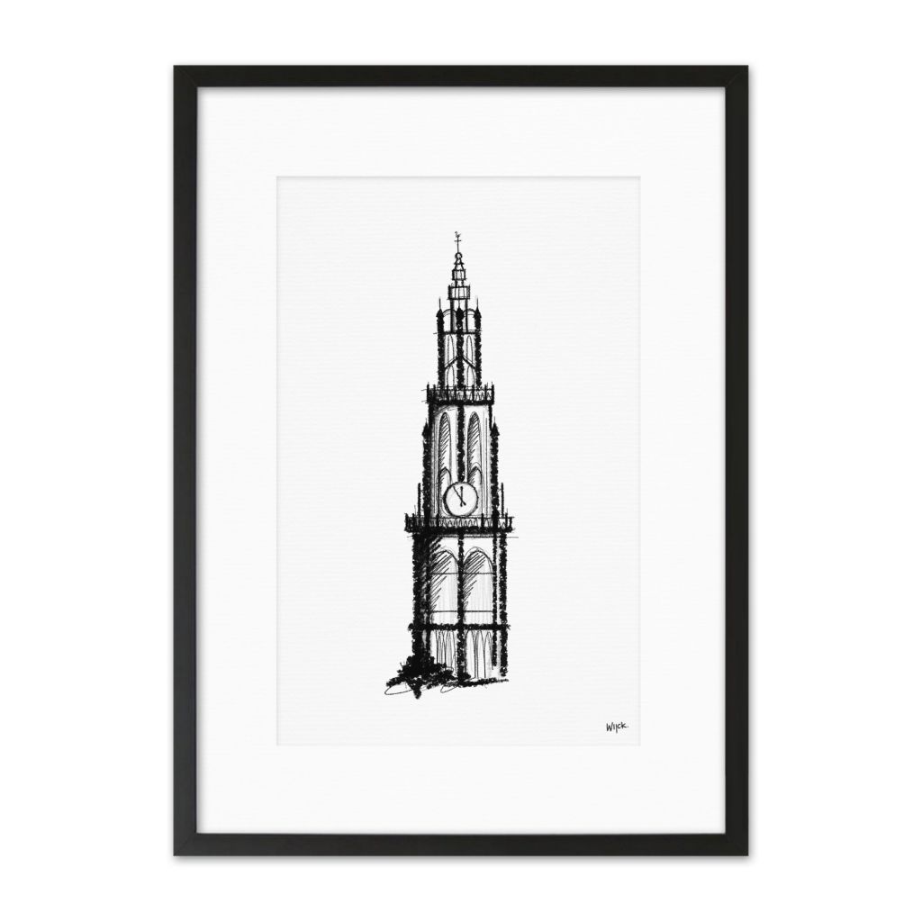 Poster von Antwerpen - Onze-Lieve-Vrouwekathedraal | WIJCK.