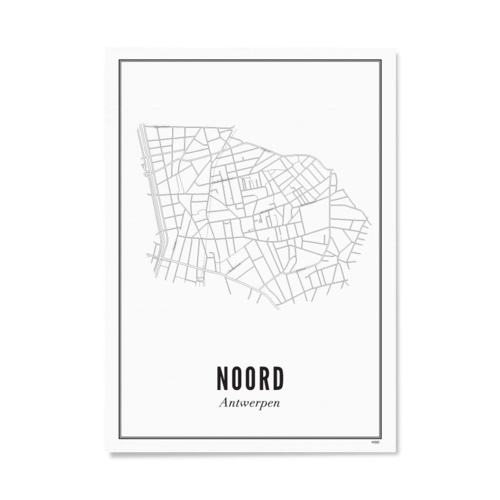 Poster of Antwerp - North | WIJCK.