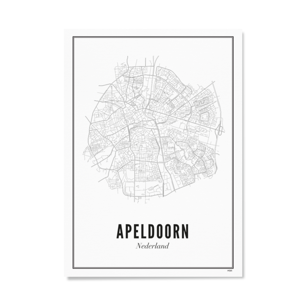 Poster of Apeldoorn - City | WIJCK.