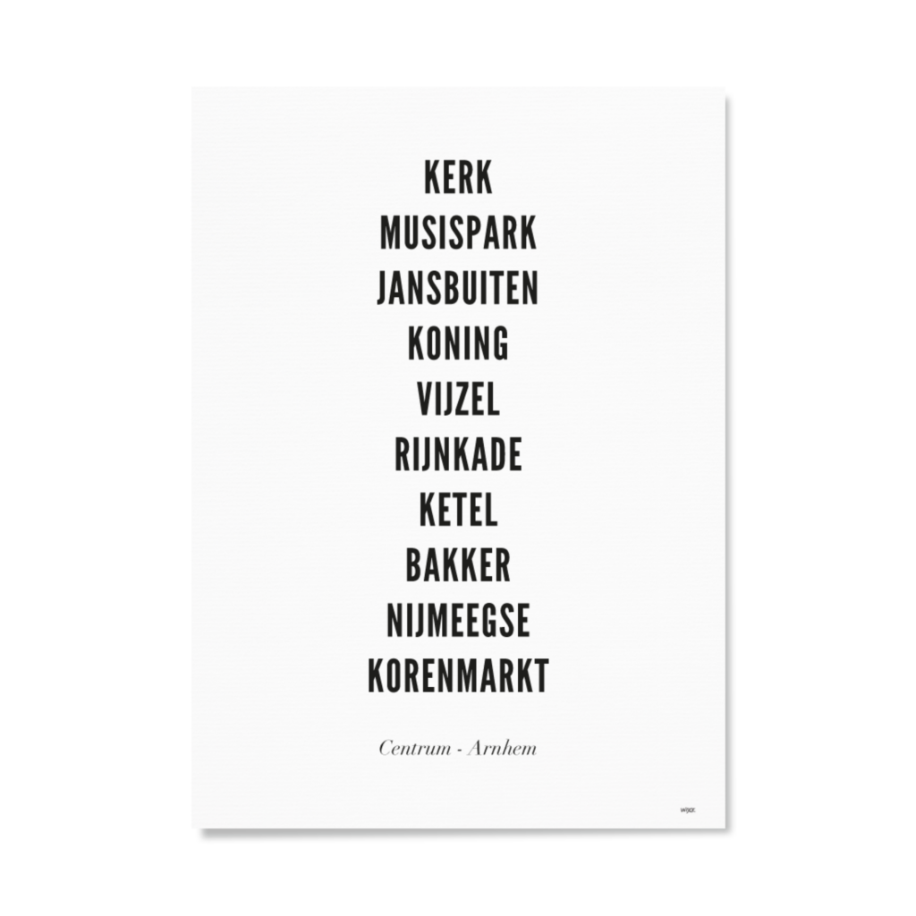 Affiches de Arnhem - Centre | WIJCK.
