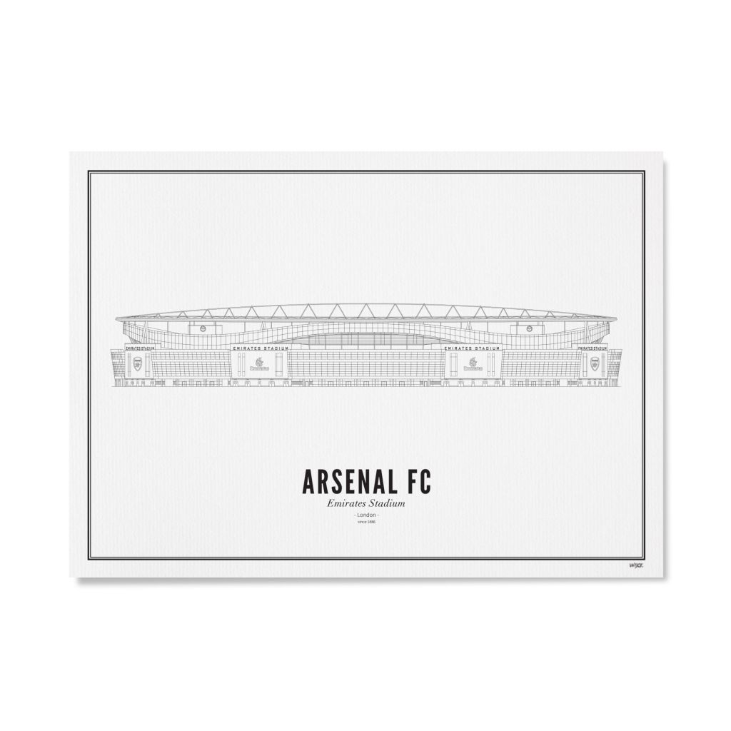 Poster van Emirates Stadium | WIJCK. 