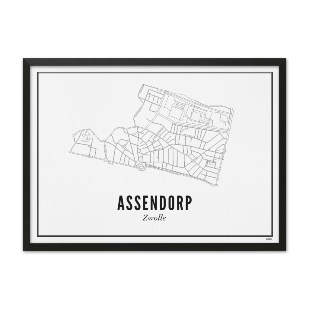 Poster von Zwolle - Assendorp | WIJCK.