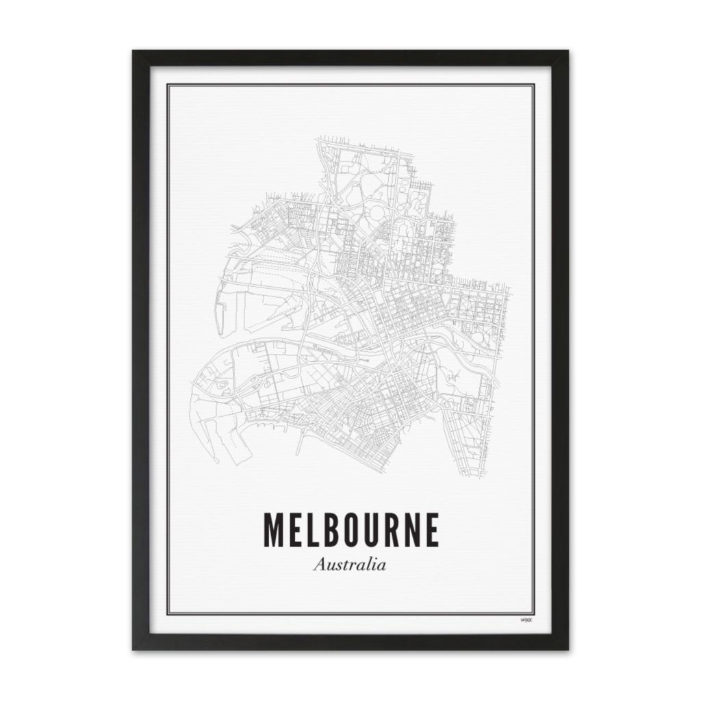 Poster of Melbourne - city | WIJCK.