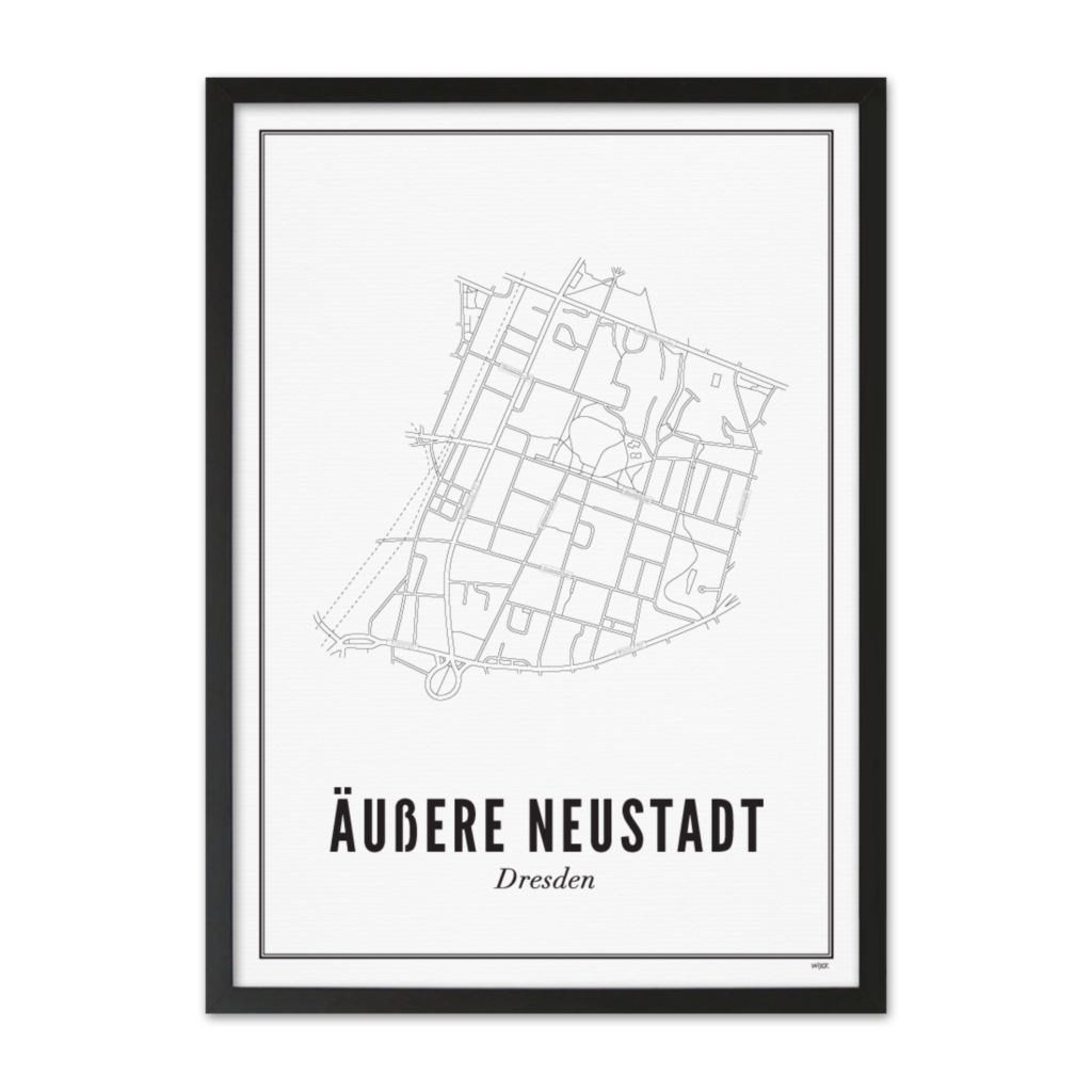Poster of Dresden - Äußere Neustadt | WIJCK.