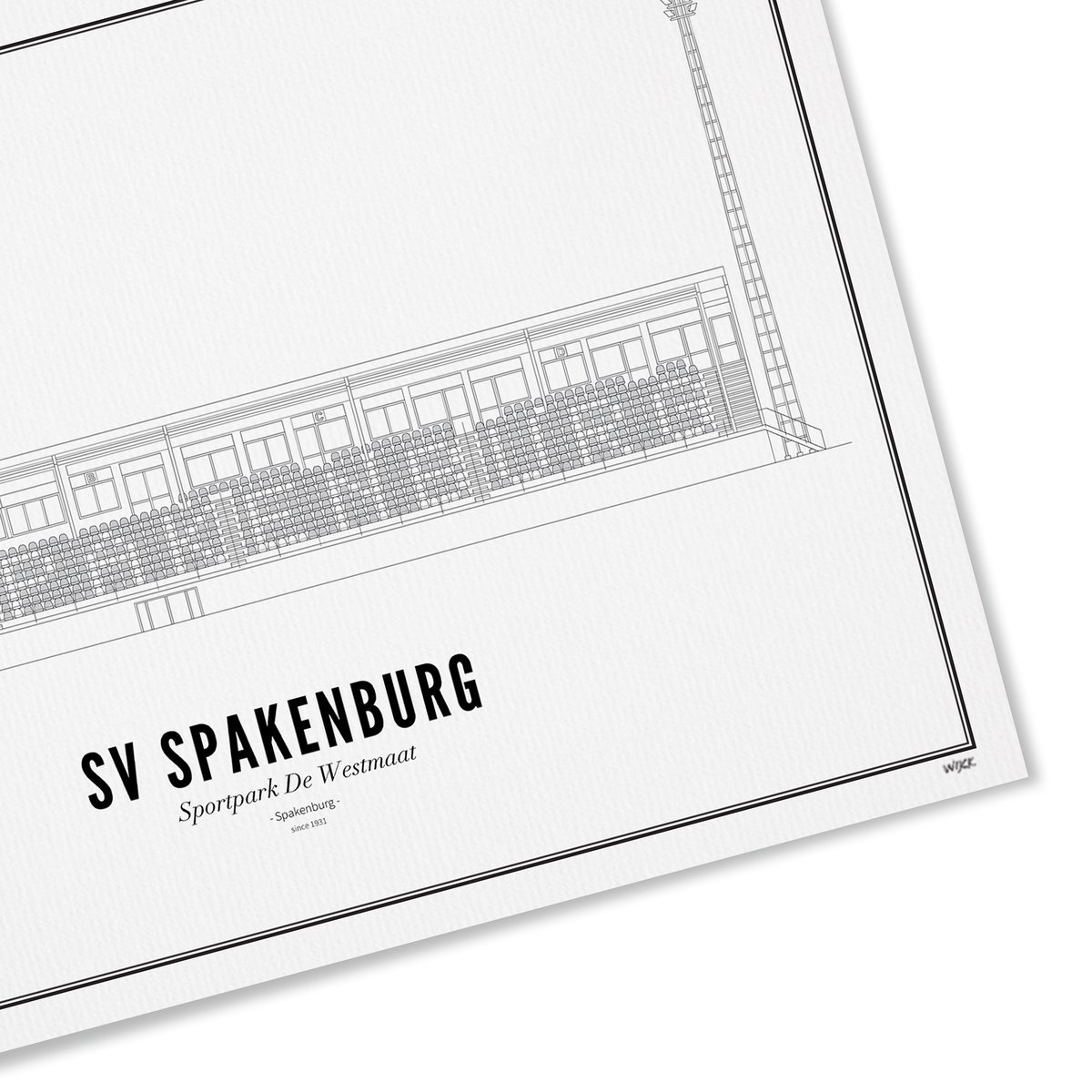 Poster van SV Spakenburg | WIJCK. 