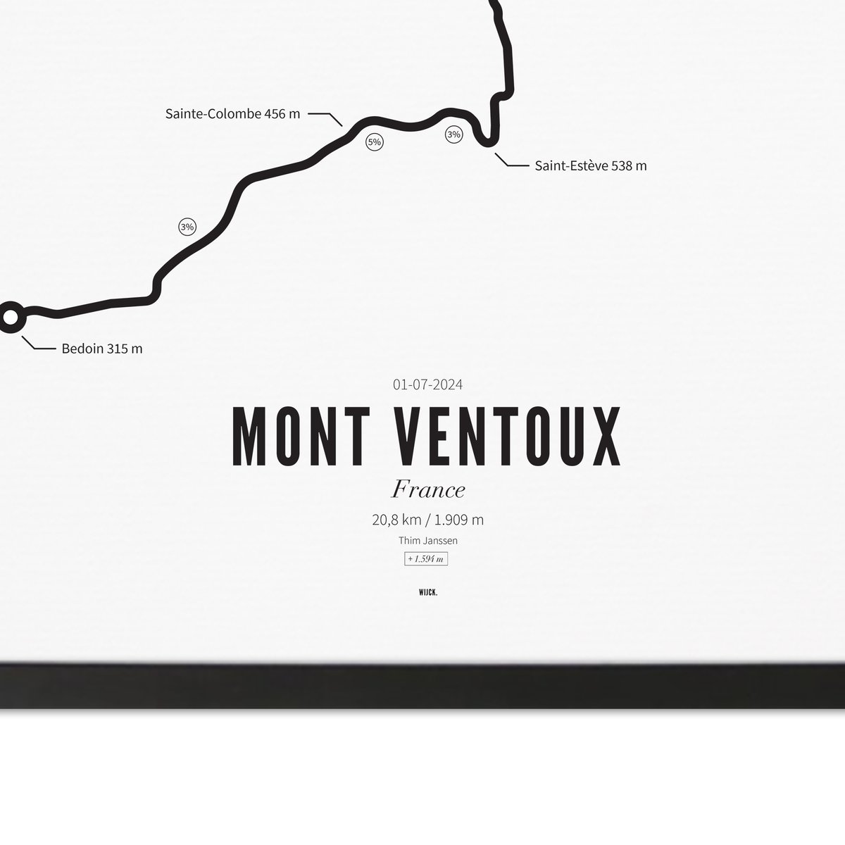 Poster von Mont Ventoux | WIJCK.