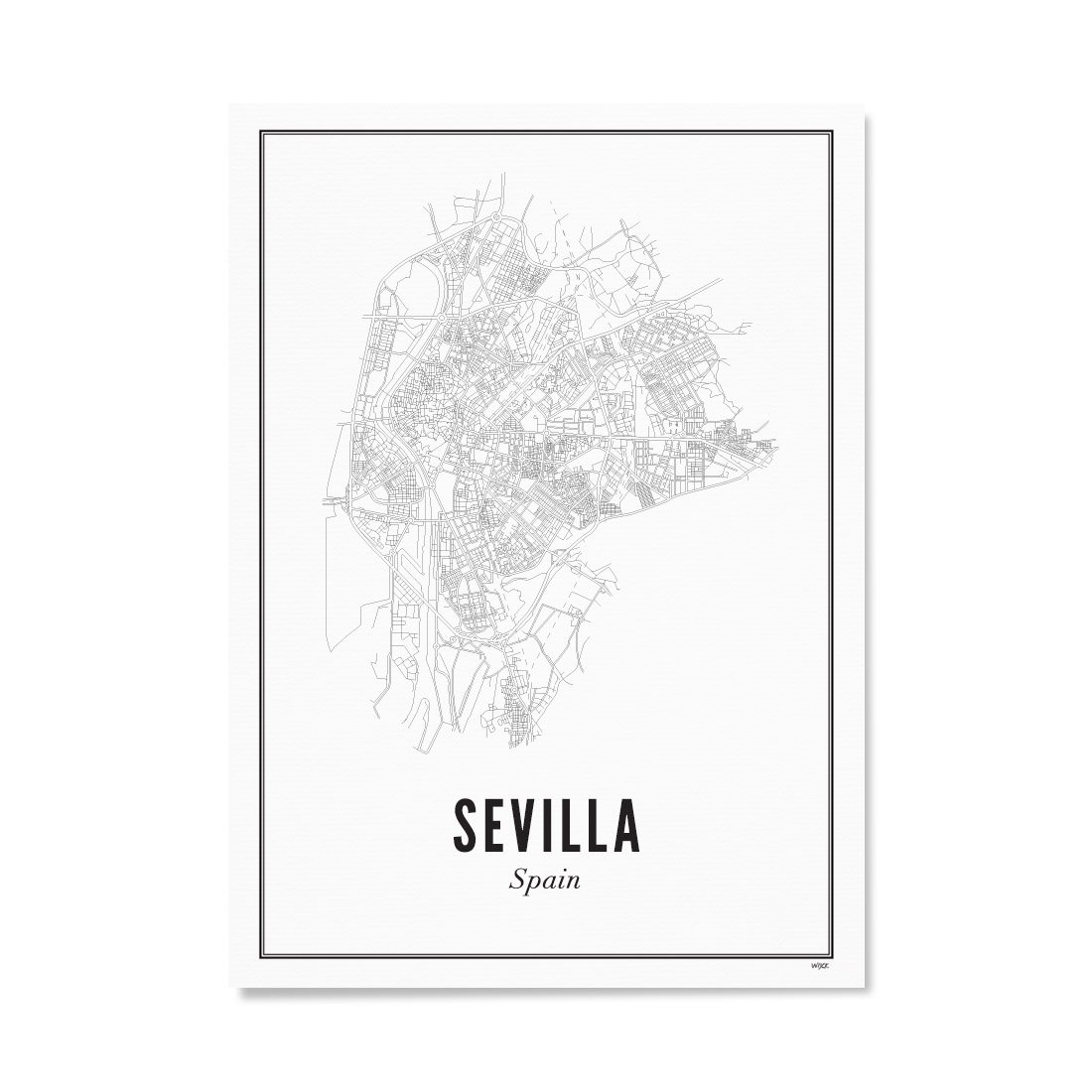 Poster van Sevilla - Stad | WIJCK. 