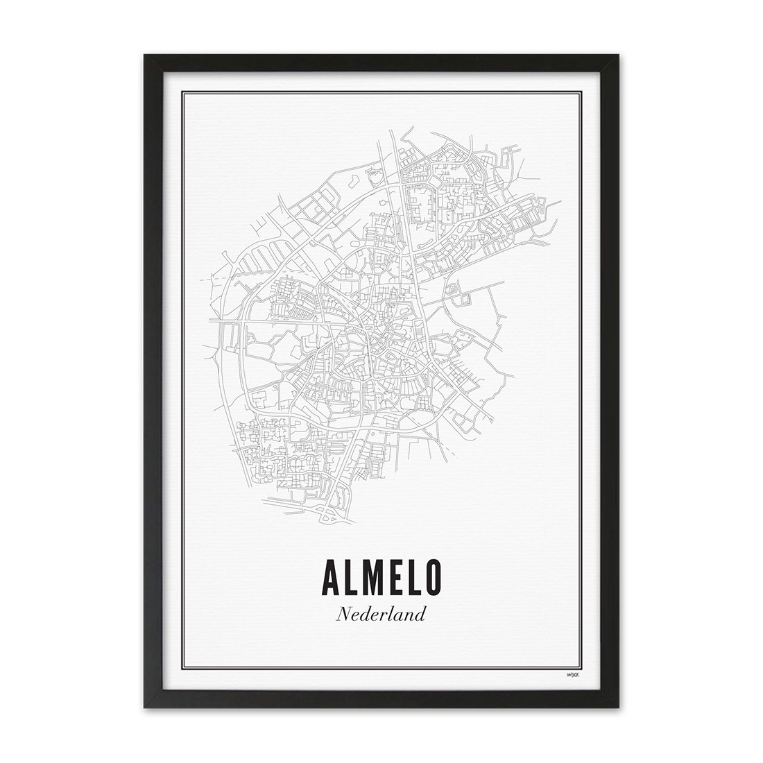 Poster van Almelo - Stad | WIJCK. 