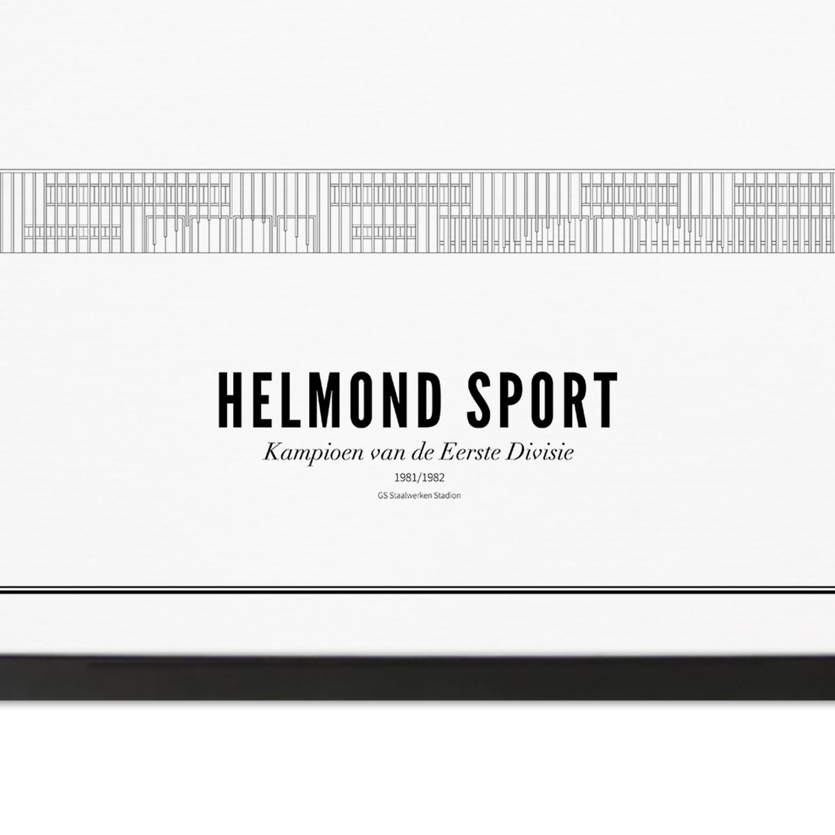 Poster of GS Staalwerken Stadion | WIJCK.