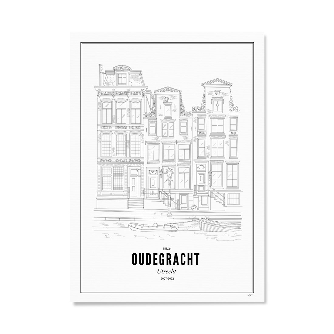 Studentenhuis tekening, origineel en handgetekend door de designers van WIJCK.