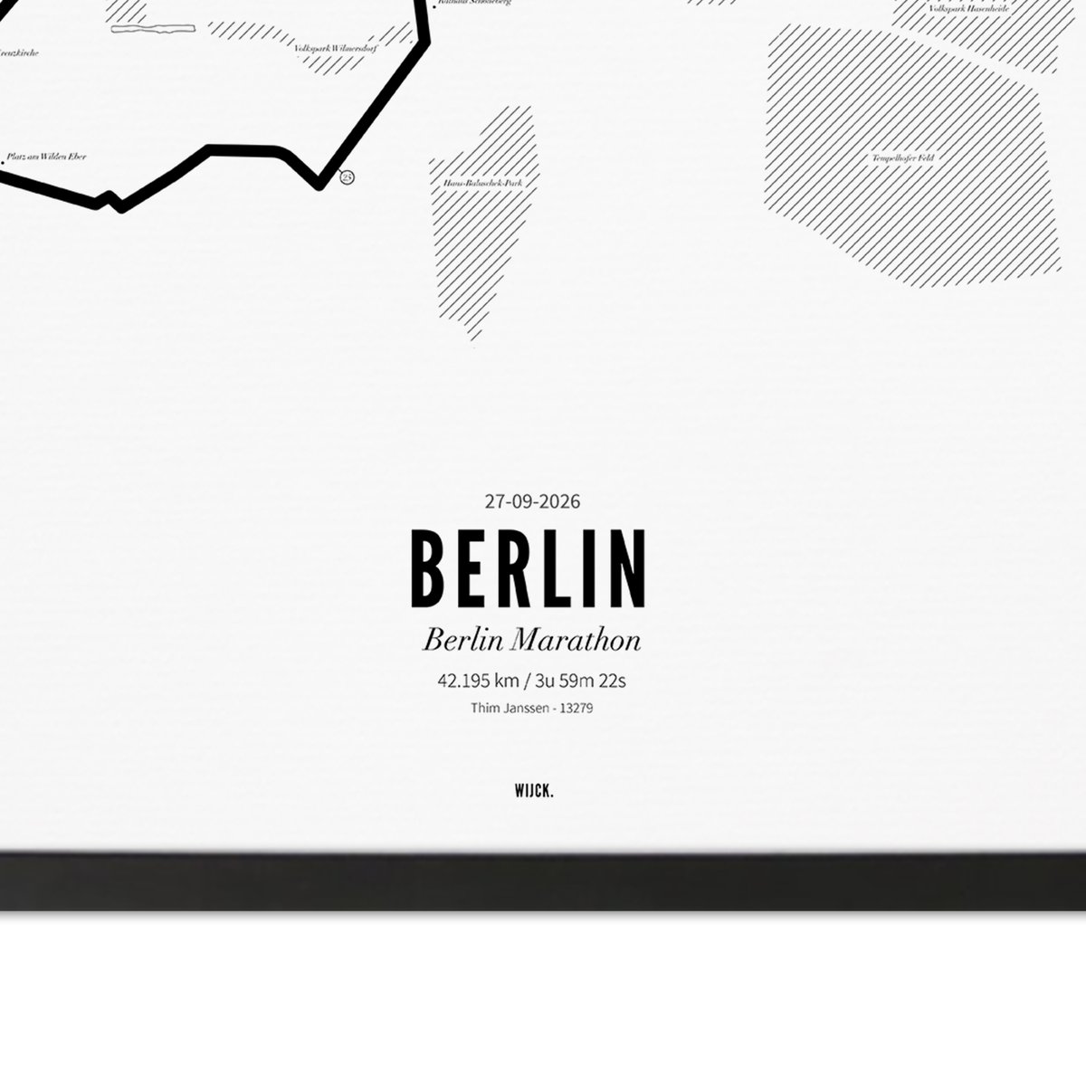 Poster van Marathon Berlijn 2026 | WIJCK. 