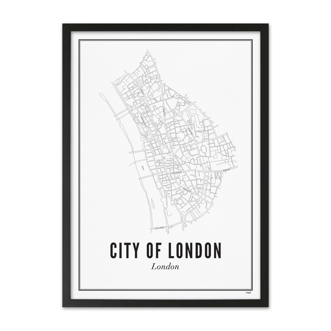 Poster van Londen - City of London | WIJCK. 