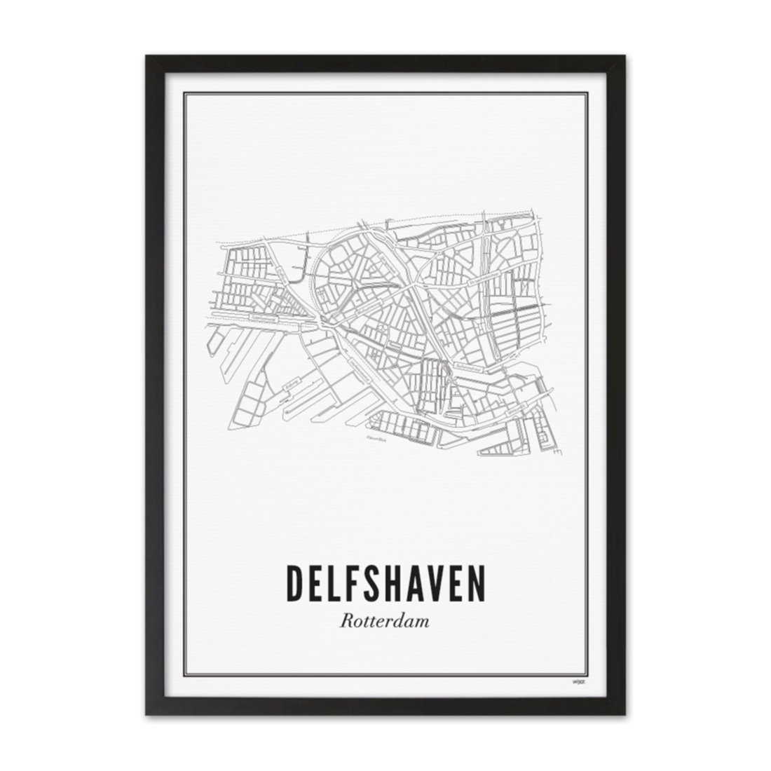 Poster von Rotterdam - Delfshaven | WIJCK.