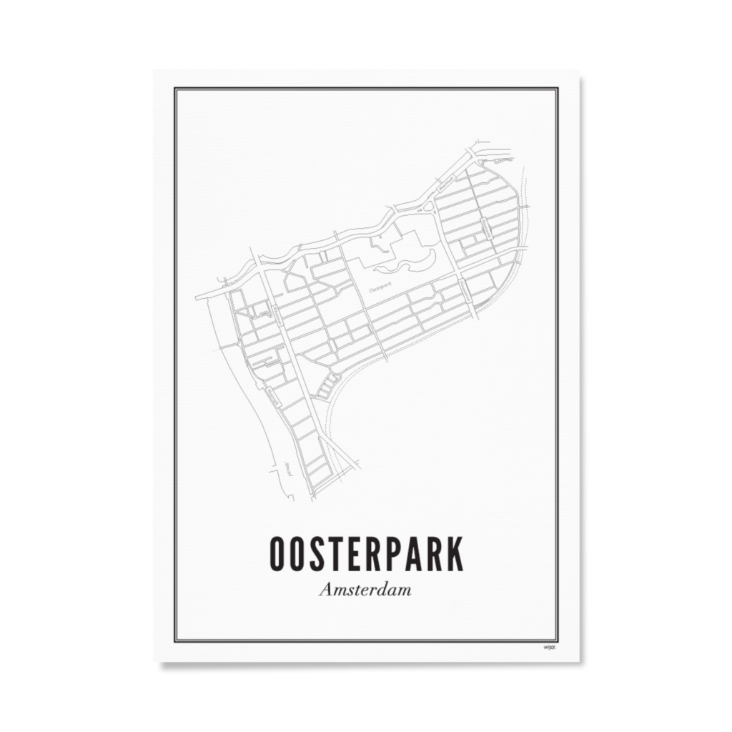 Affiches de Amsterdam - Oosterpark | WIJCK.