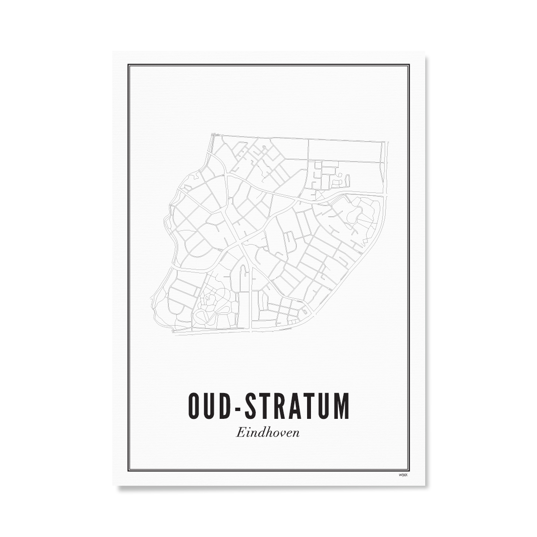 Poster van Eindhoven - Oud Stratum | WIJCK. 