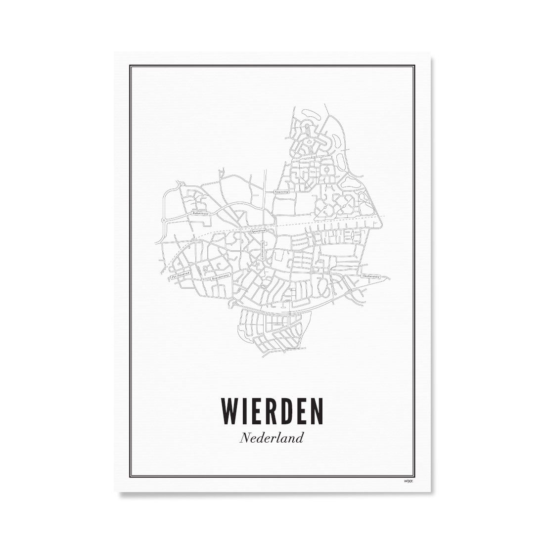Poster van Wierden - Stad | WIJCK. 